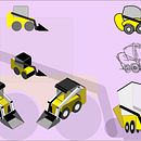 Miniexcavadora corporativa. Logo Design, Graphic Design, and Vector Illustration project by Luis Fernando Montosa Merayo - 12.31.2018