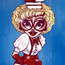 Trixie Mattel : Red for Filth Ein Projekt aus dem Bereich Bildende Künste, Concept Art, Kreativität, Zeichnung, Artistische Zeichnung, Porträtzeichnung, Traditionelle Illustration und Digitale Illustration von Claudia Riveros A - 29.12.2018