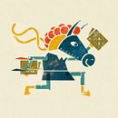 Carteles culturales sobre literatura Ein Projekt aus dem Bereich Kunstleitung, Plakatdesign und Traditionelle Illustration von Lonnie Ruiz - 01.01.2016