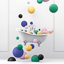 Uniqlo x Marimmeko by RASH. 3D, Direção de arte, e Fotografia de moda projeto de Amets Díaz - 04.12.2018
