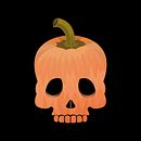 Calabazas y calaveras. Design gráfico, Ilustração tradicional e Ilustração vetorial projeto de Raúl Fresno Vega - 15.09.2015