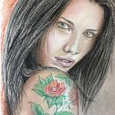 Mi Proyecto del curso pastel. Un progetto di Disegno di ritratti di marel - 06.01.2019