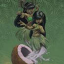 caribean night dream. Animação 2D, Design de personagens e Ilustração digital projeto de Daniel González Blasco - 08.01.2019