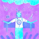 Mi Proyecto del curso: Worakls - Coeur de la Nuit . Een project van Traditionele illustratie van Stephanie del Carpio - 15.01.2019
