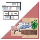 PLANOS DE UNA VIVIENDA (CC). Architecture, Interior Architecture, Collage, Design & Interior Design project by arianna burgos - 01.11.2019