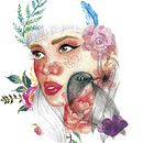 Mi Proyecto del curso: Retrato ilustrado en acuarela. Un proyecto de Ilustración tradicional de lilysalmeron - 12.01.2019