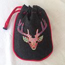 Bolso animales de poder . Broderie de Isabel Ruiz - 10.15.2018