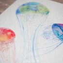 Meduzas fullcolor. Un proyecto de Pintura a la acuarela de Silvana Ravano - 15.01.2019