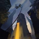 Templo de lava. Un proyecto de Ilustración digital de Daniel Davoise - 16.01.2019