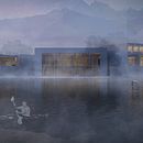 Canoeing Centre. 3D, e Arquitetura projeto de Ana S Iza - 18.11.2018
