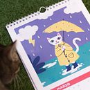 Calendario solidario 2019. Un proyecto de Diseño gráfico e Ilustración tradicional de Paula García - 10.12.2018