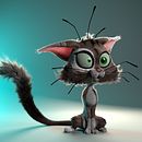 Gato. 3D Character Design project by Gerardo Castellanos - 01.27.2019