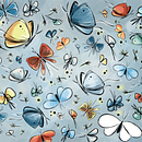 Mariposas en los pies. Ilustración y maquetación de libro infantil. Projekt z dziedziny Trad, c i jna ilustracja użytkownika Maricarmen Fernandez - 27.01.2019