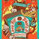 GIGPOSTERS 2017. Art Direction, Graphic Design, and Traditional illustration project by Doctor Juanpa - 01.28.2019