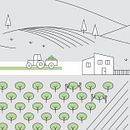 Centrifugación Alemana | Ilustraciones. Un proyecto de Br, ing e Identidad, Diseño gráfico, Ilustración tradicional e Ilustración vectorial de Javier Real - 28.01.2019