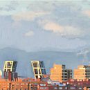 Técnica mixta sobre lienzo. 55 x 160 cm. Un projet de Beaux Arts , et Peinture de Esther Ayuso Díaz - 29.01.2019