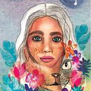 Mi Proyecto del curso: Retrato ilustrado en acuarela. Un proyecto de Bellas Artes, Bocetado, Concept Art, Dibujo artístico y Dibujo de Retrato de Niobe S.L - 30.01.2019