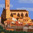 Pueblecito del Montsant. Un progetto di Design editoriale, Illustrazione tradizionale, Illustrazione digitale e Illustrazione vettoriale di Marcelo Espiñeira De Angelis - 31.01.2019