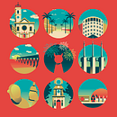 Festes de Maig 2018 - Cartel Ein Projekt aus dem Bereich Design, Plakatdesign, Grafikdesign, Traditionelle Illustration und Digitale Illustration von Aren Garci - 31.01.2019