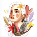 Mi Proyecto del curso: Retrato ilustrado en acuarela Ein Projekt aus dem Bereich Traditionelle Illustration von Meritxell Comajuncosas - 02.02.2019