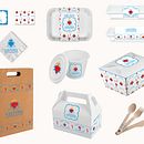 Santería - Mexican Restaurant Logotype and packaging design. Projekt z dziedziny Design, Projektowanie graficzne i Projektowanie opakowań użytkownika Estela Villas Plaza - 04.02.2019