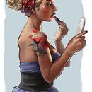 Rockabilly. Un projet de B, e dessinée, Art conceptuel, Dessin, Dessin artistique, Illustration traditionnelle et Illustration numérique de Maria Romero - 04.02.2019