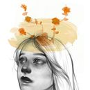 Be sure to wear flowers in your head. Drawing, Artistic Drawing, Traditional illustration, and Digital Illustration project by Leticia Platero Suárez - 02.05.2019