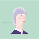 Mi Proyecto del curso: Retrato geométrico minimalista. Een project van Ontwerp van personages y Vectorillustratie van Bernat Font - 07.02.2019
