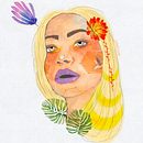 Eliza - Ilustración en acuarela.. Un progetto di Illustrazione digitale e Pittura ad acquerello di Maria Fernanda Jara Cadena - 09.02.2019