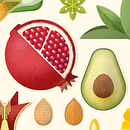 Botánica. Colección de ilustraciones de plantas.. Un proyecto de Dirección de arte, Pattern Design, Ilustración tradicional e Ilustración vectorial de David Comerón - 11.02.2019