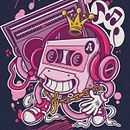 Music King. Un proyecto de Creatividad, Dibujo, Dirección de arte, Diseño, Diseño de personajes, Diseño gráfico, Ilustración tradicional e Ilustración digital de Fernando Sala Soler - 11.02.2019