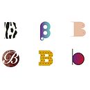 Nuevo proyectoColección logo ::: B :::. Design, Logo Design, Graphic Design, T, and pograph project by Veronica Sanchez - 02.11.2019