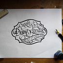 Mi Proyecto: Caligrafía para un Ex libris. Un projet de Calligraphie, Design  , et Lettering de Diana M. Beltrán Noriega - 12.02.2019