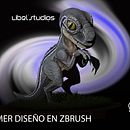 BLUE - VELOCIRAPTOR CURSO DE LA MANO DE LIBEL STUDIOS  :D. Un proyecto de 3D, Diseño de personajes 3D y Videojuegos de Germanuel Caceres - 10.02.2019