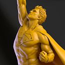 Superman. 3D Character Design project by Sergio Hualde Almandoz - 02.14.2019