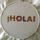 Mi Proyecto del curso: Letras bordadas: el hilo como herramienta gráfica. Een project van Craft van Rocío GS - 15.02.2019
