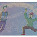 Mi Proyecto del curso: Ilustración de personajes con estilo . Ilustrație digitală de Nina González - 02.15.2019