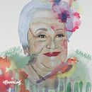 Alba Rosa, la abuelita cultivadora de flores y valores . Un projet de Aquarelle de Laura Marcela Castiblanco Arias - 15.02.2019