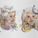 Lia y Vera, de princesa a pirata. Un projet de Aquarelle de Laura Marcela Castiblanco Arias - 15.02.2019