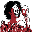 Get off ur mask. Ilustração tradicional e Ilustração digital projeto de Belén Aranguren González - 20.02.2019