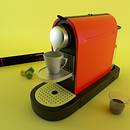 Cafetera 3D. Un proyecto de Modelado 3D de Lorena Gutiérrez - 20.02.2019