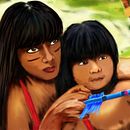 Faces & color. Ilustração tradicional e Ilustração digital projeto de Rommy Aparicio - 21.02.2019