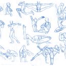 Dancer Sketches. Un proyecto de Dibujo a lápiz y Cómic de brant_bi - 22.02.2019