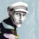 I could have been a sailor. Un proyecto de Dibujo, Dibujo a lápiz, Dibujo de Retrato, Dibujo realista, Ilustración tradicional, Ilustración digital e Ilustración vectorial de Ana Sánchez Tejedor - 25.02.2019