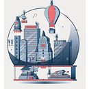 Mi Proyecto del curso: Con un libro todo es posible.. Ilustração vetorial projeto de Lucía Morales Pertegaz - 25.02.2019