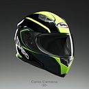 Shiro SH-881 Helmet. Un projet de 3D, Design automobile, Design industriel , et Modélisation 3D de Carlos Carmena García-Bermejo - 26.02.2019
