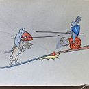 Justa entre Conejos y Cánidos. Un proyecto de Ilustración tradicional de Scriptorium Yayyan - 27.02.2019