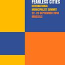 Brochure Fearless Cities - Brussels. Un progetto di Design e Eventi di Laura Morales - 22.09.2018