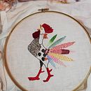 Mi Proyecto del curso: Técnicas de bordado: ilustrando con hilo y aguja. Un projet de Broderie de Cynthia Maria López Sosa - 01.03.2019