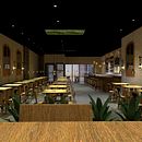 Restaurante mezclas . Architecture project by Camila Alvarez - 12.07.2018